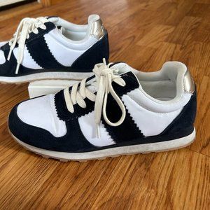 J. Crew Black and White Sneakers